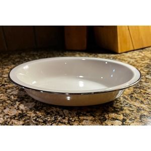 Lenox Montclair Oval Vegetable Bowl Ivory with Platinum Trim